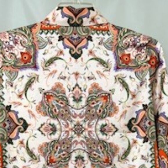 Rachel Zoe button front satin shirt - Picture 2 of 3